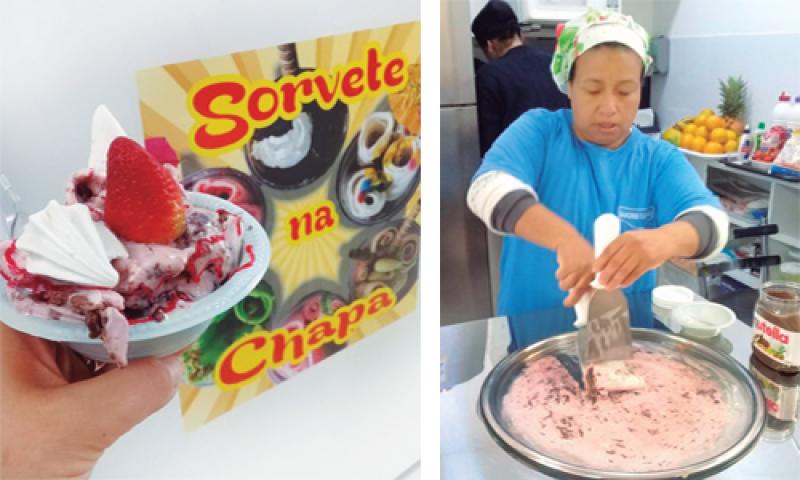 Sorvete na Chapa chega ao Shopping Campo Largo