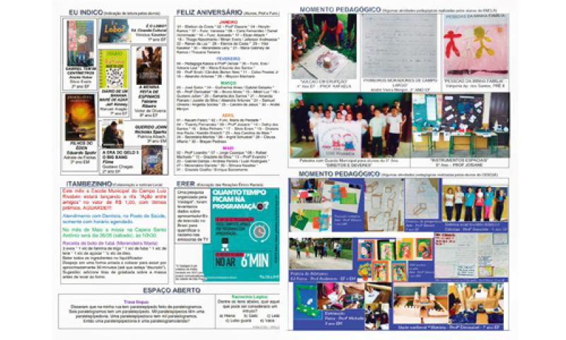 Alunos do Itambezinho desenvolvem jornal mensal