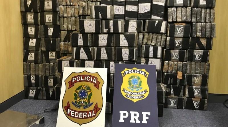 PRF apreende 650 quilos de Cocaína em caminhão em Balsa Nova