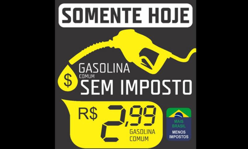 Gasolina a R$ 2,99 nos Postos Grid