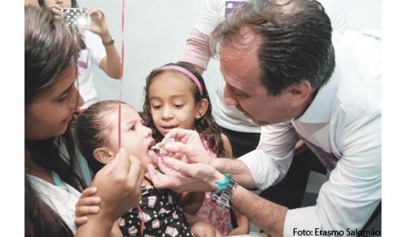 Campanha contra pólio e sarampo é prorrogada até dia 14 de setembro 
