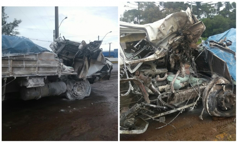 Caminhoneiro de Campo Largo sofre acidente em Turvo