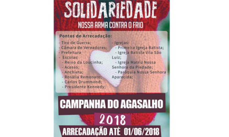 Campanha do Agasalho arrecada roupas para comunidades carentes do município