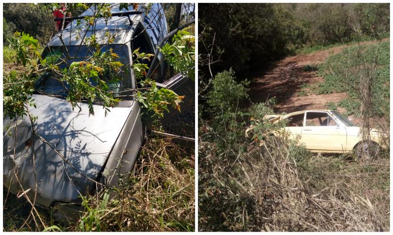 Colisão envolvendo veículos sem vítimas na Estrada de Balsa Nova