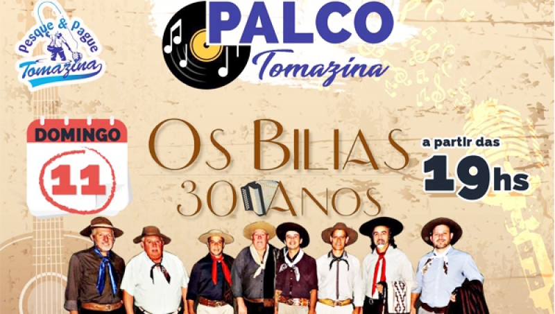 Pesque & Pague Tomazina com  show do Os Bilias no Dia dos Pais