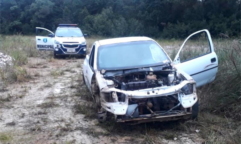 Pick up Corsa furtada na Estrada do Cerne foi localizada no Morro do Cal