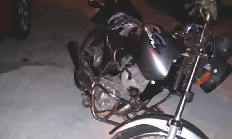 Polícia Militar recupera moto com alerta no Bom Jesus