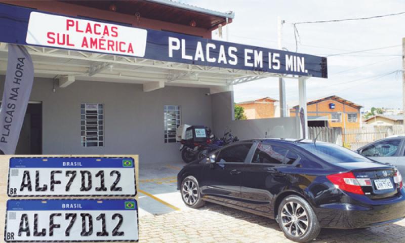 Placas de carro sobem para R$ 220 e só podem ser colocadas em credenciadas pelo Denatran