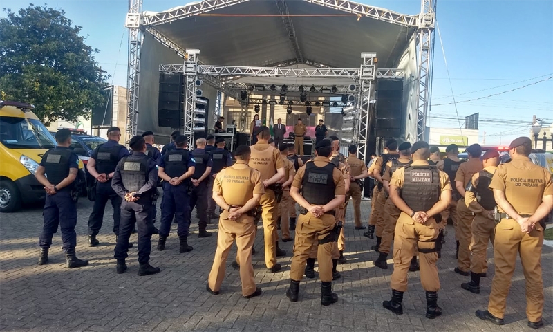 Guarda Municipal e Polícia Militar na Operação Natal