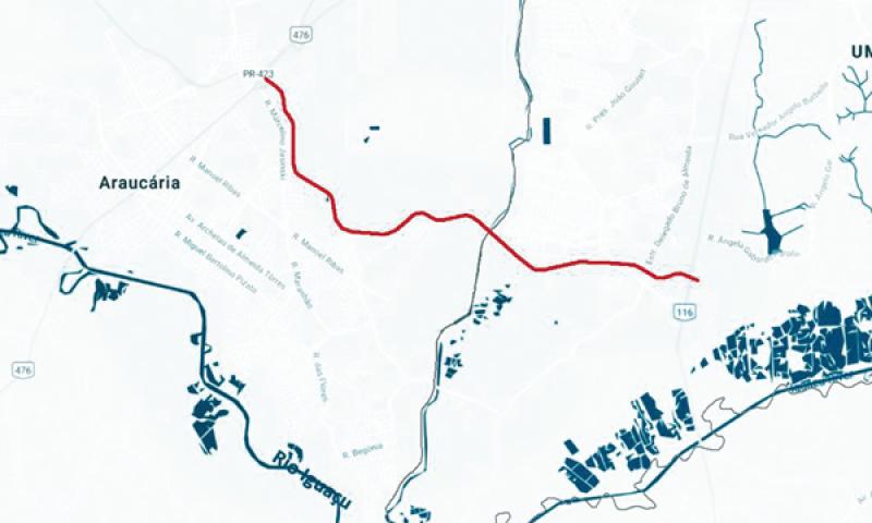 Comec anuncia duplicação na PR-423 entre Campo Largo e Araucária