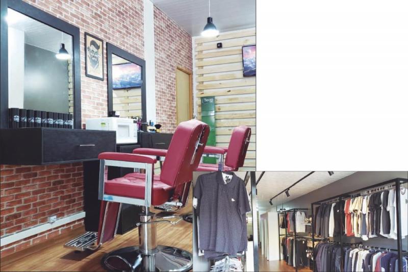 Novo conceito de barbearia/outlet no mesmo espaço