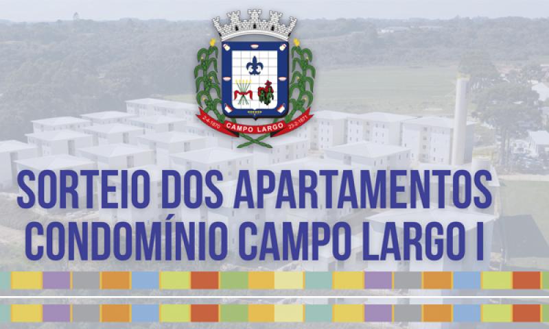 Lista de contemplados e de suplentes - Empreendimento Habitacional Campo Largo