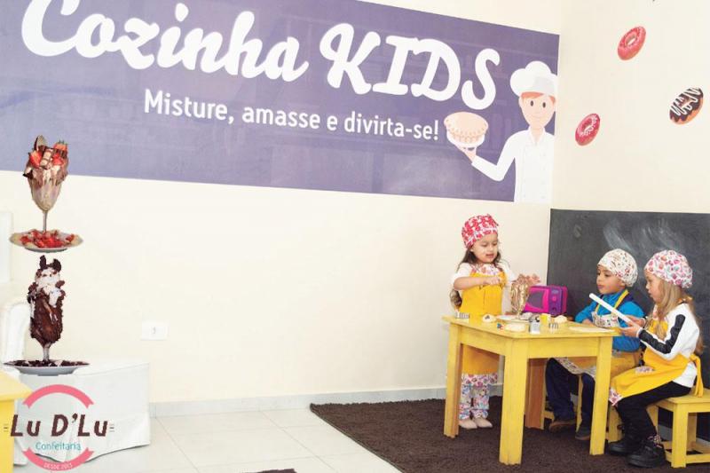 Doces deliciosos e espaço kids na Lu D? Lu