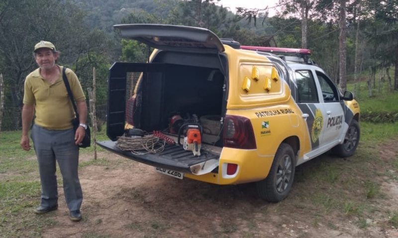 Patrulha Rural localiza dono de equipamentos recuperados pela GM