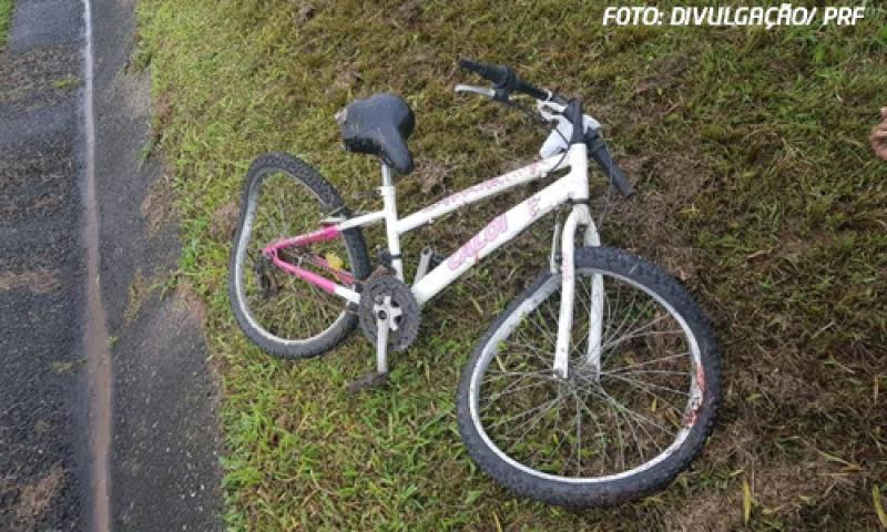 Ciclista morre atropelado no Km 554 em São Luiz do Purunã