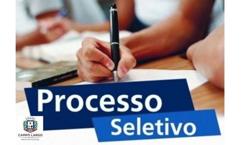 Processo Seletivo com vagas na área da Saúde