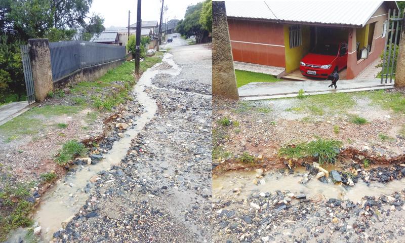 Morador da Rua Cuiabá não consegue  sair de casa por condições da rua