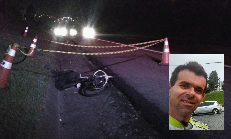 Ciclicista morre atropelado no Km 111 da BR-277