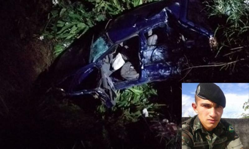 Cabo do Exército morre em acidente