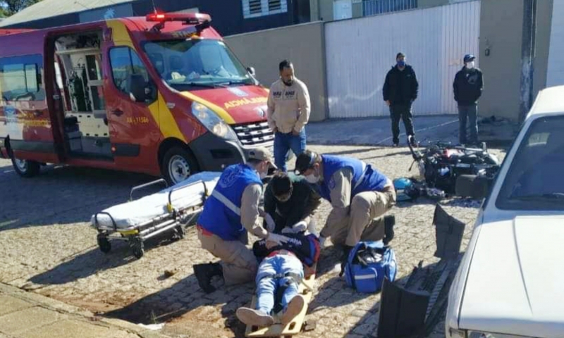 Socorristas do Corpo de Bombeiros atendem várias ocorrências 