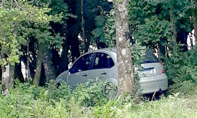 C3 roubado no Centro encontrado pela PM em mato no Águas Claras