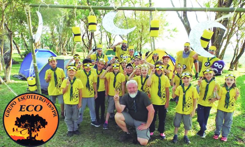 Grupo Escoteiro Eco-189 PR completa  12 anos de atividades no Parque Cambuí