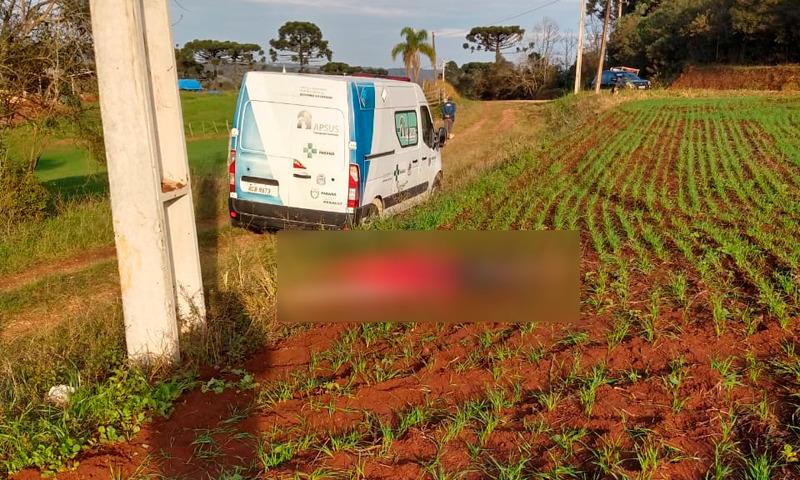 Homem é encontrado morto em uma propriedade rural na Balsa Nova