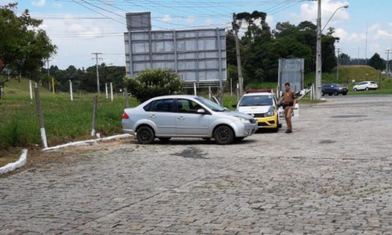 Indivíduo preso pela Polícia Militar no antigo Saguaru com Fiesta furtado em São Paulo