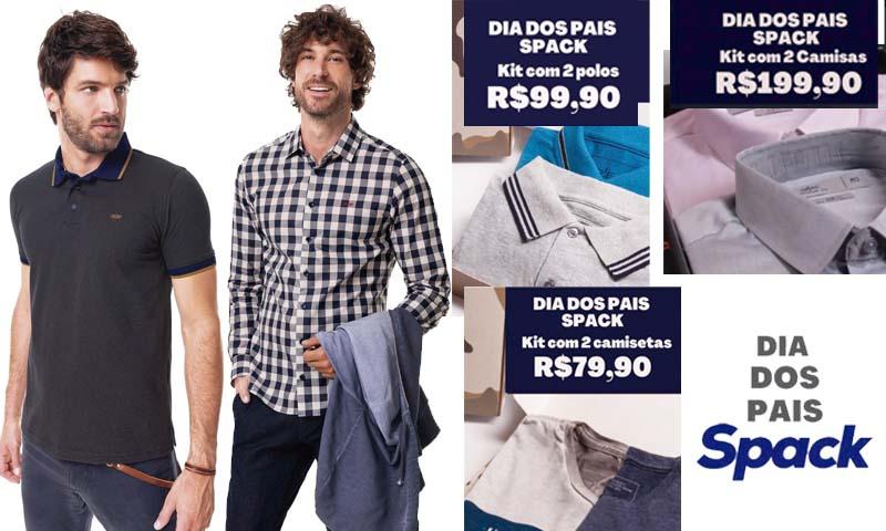 Um setor inteiro para deixar seu pai na moda na Lojas Spack