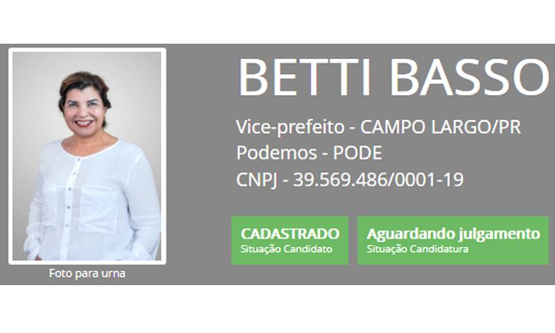 Betti Basso será a candidata a vice-prefeita de Udo Schmidt