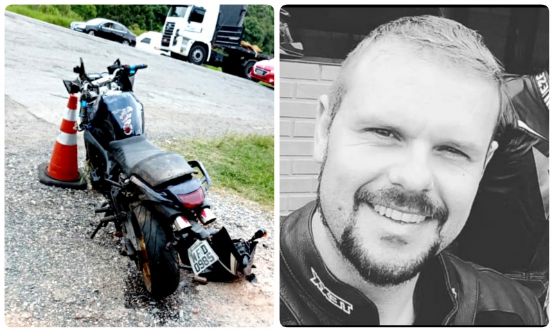 Motociclista perde a vida em grave acidente no km 122 da BR-277