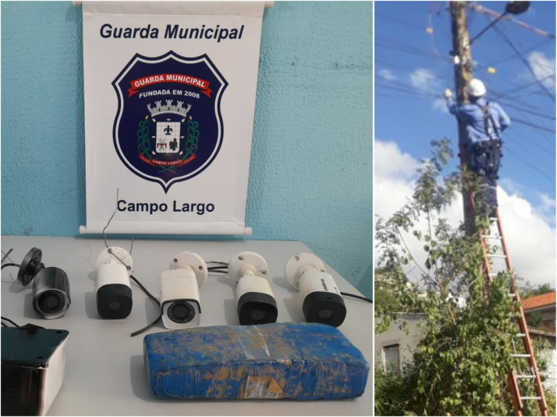 GMCL apreendem câmeras de vigilância do tráfico e um tablete de maconha no Cercadinho