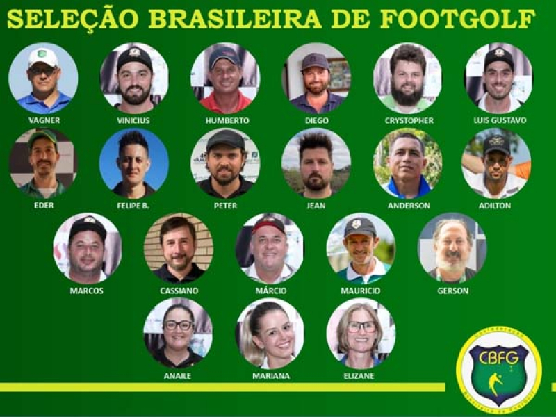 Atletas campo-larguenses convocados para a Seleção Brasileira de Footgolf