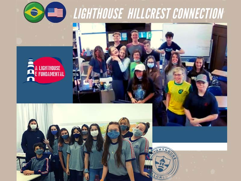 Lighthouse Hillcrest Connection: uma oportunidade de integração com alunos norte-americanos