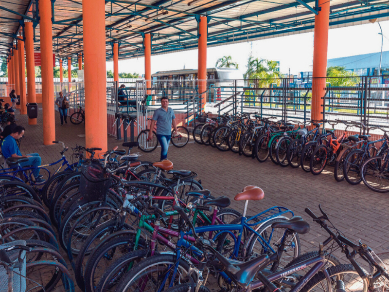 Bicicletário do Terminal Urbano  poderá ser ampliado no futuro