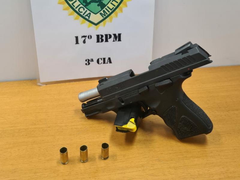 Preso no Botiatuva pela PM com uma Pistola após atirar contra um cidadão 