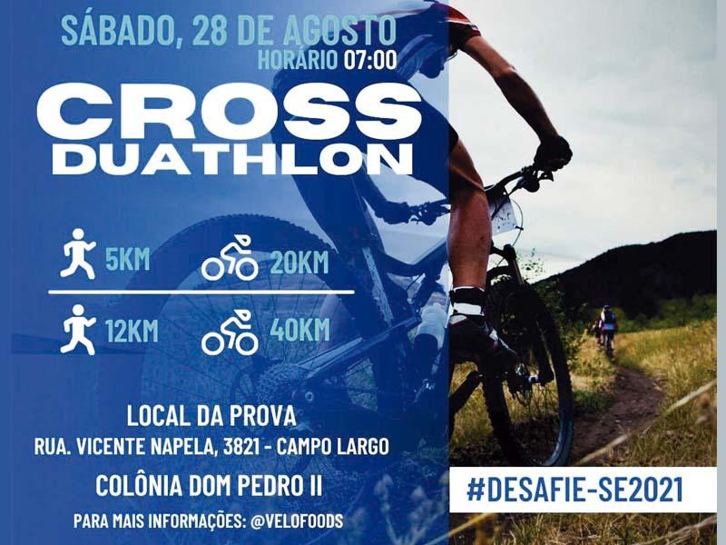 Cross Duathlon na Colônia Dom Pedro será neste sábado (28)