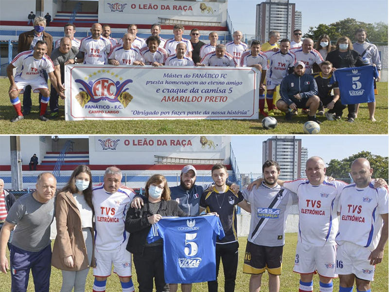 Fanático FC presta homenagem ao eterno camisa 5 Amarildo Preto