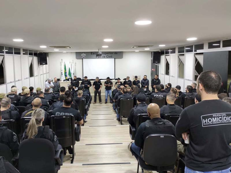 Polícia Civil mira integrantes do crime organizado em Rio Branco do Sul