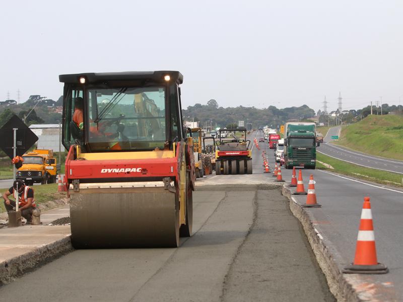 BR 277 receberá manutenção do pavimento neste fim de semana entre Curitiba e São Luiz do Purunã