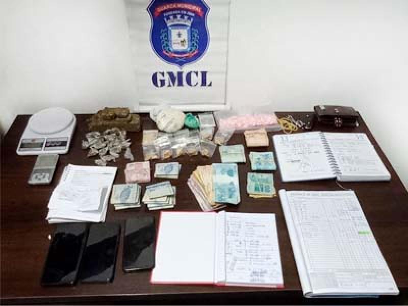 GMCL com o apoio do CIOSP faz apreensão de drogas e prende suspeitos de tráfico