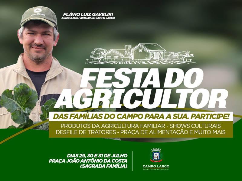 Confira a programação completa da festa do agricultor 