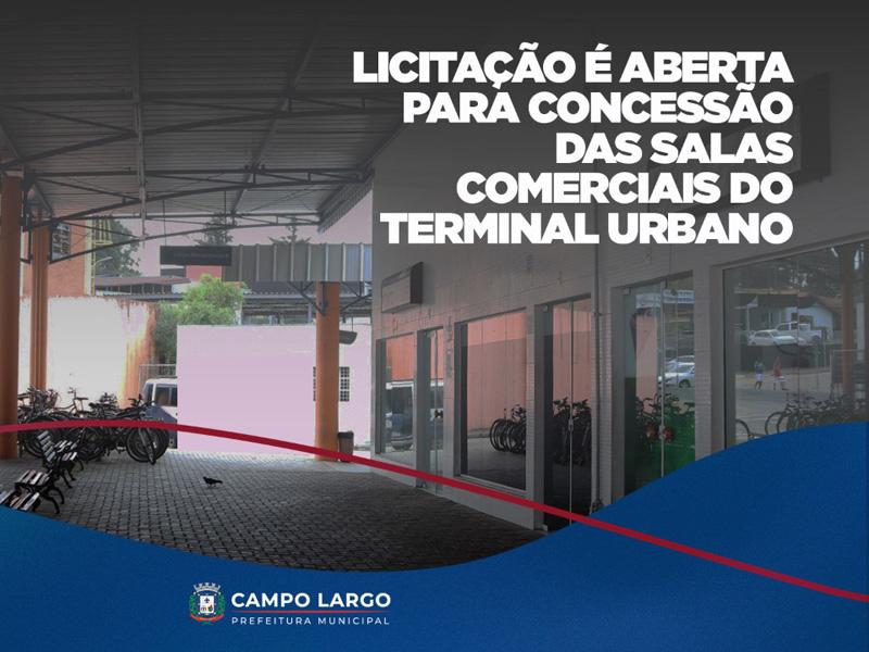 Prefeitura de Campo Largo abre nova licitação para concessão de atividades comerciais no Terminal Urbano do município