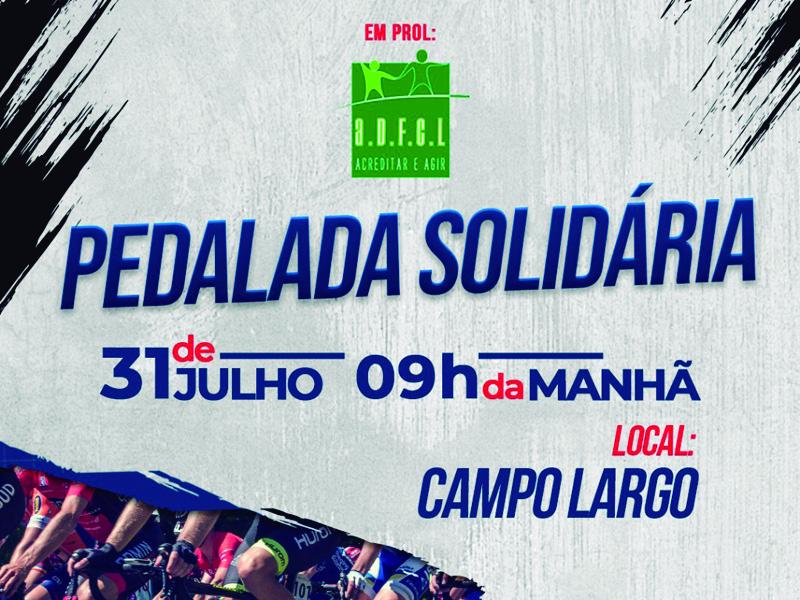 Pedalada Solidária em prol  da ADFCL no dia 31 de julho