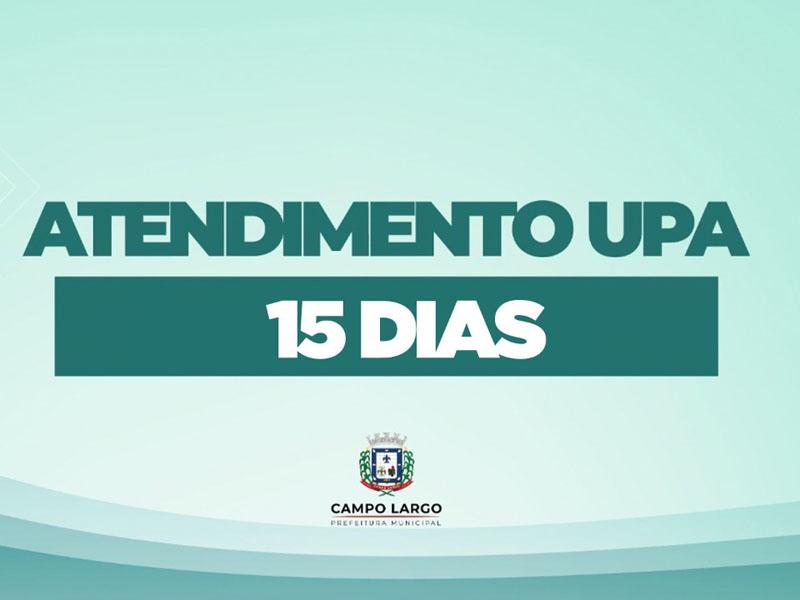 Upa de Campo Largo atende quase 9 mil pessoas em 15 dias