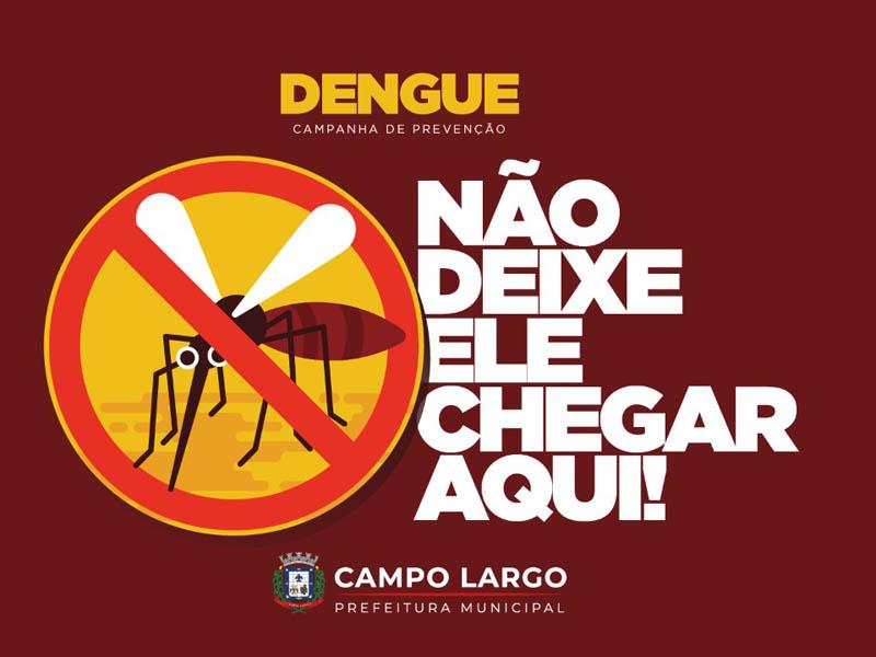 Município lança campanha preventiva contra o mosquito da dengue