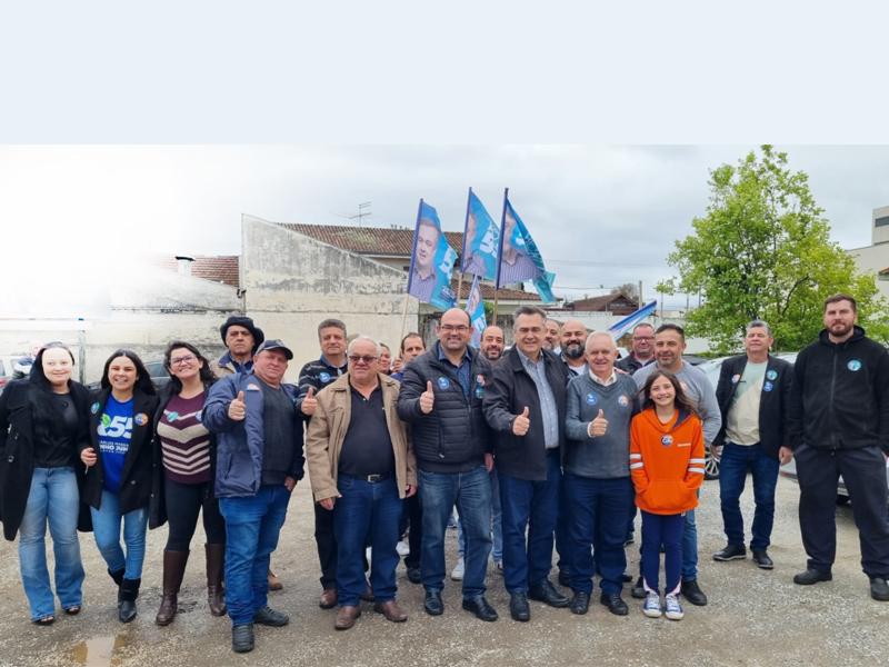 Candidato Beto Preto visita Campo Largo e recebe apoio na área de Saúde