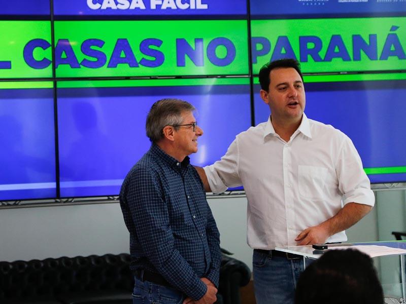 Governador confirma liberação de R$ 72,4 milhões para famílias paranaenses investirem na casa própria