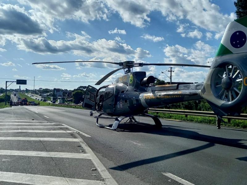 Motociclista socorrido em estado grave na Rondinha