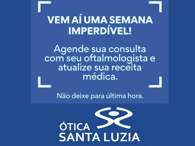 Ótica Santa Luzia fará parte da Semana Zeiss com descontos de 50% nas lentes da marca